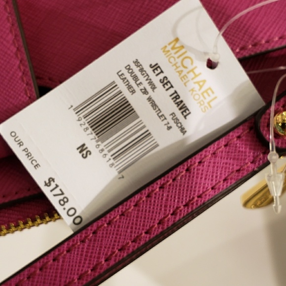 MK SELMA MD TZ SATCHEL & JST DOUBLE ZIP WRISTLET - Picture 8 of 8